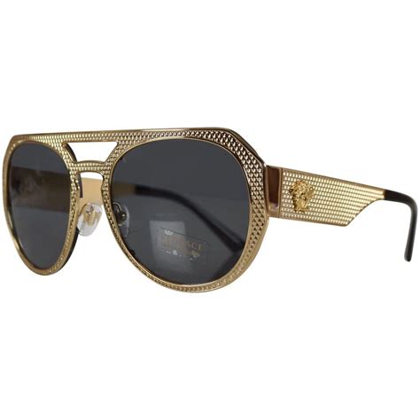 versace gold frames|gold frame versace sunglasses.